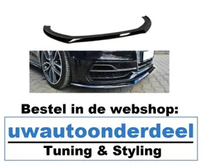 Maxton Design Audi A3 S3 RS3 Spoiler Lip Voorspoiler