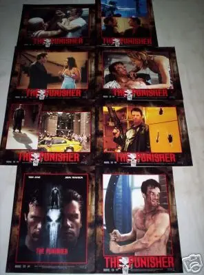 THE PUNISHER USA lobbycard set.