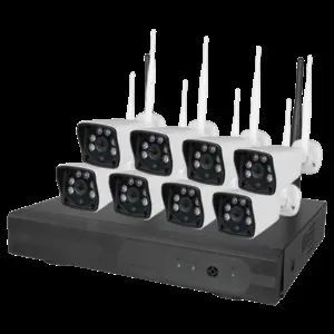 Nivian systeem met 8 draadloos camera's