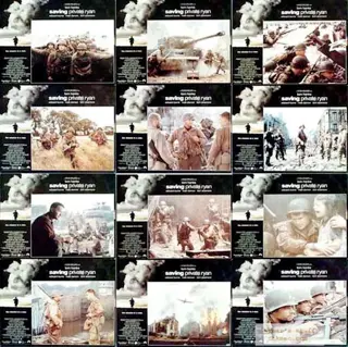 SAVING PRIVATE RYAN lobbycard set.