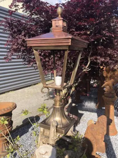 Buitenlamp messing,buitenlamp