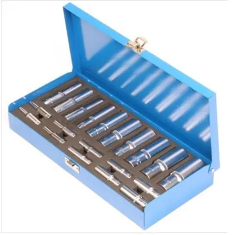 Doppenset lang 20 dlg 1/4"-1/2"