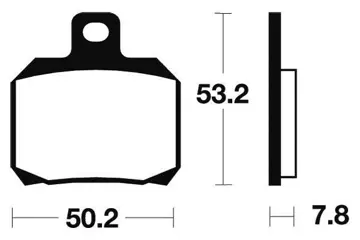 REMBLOKKEN ACHTER Ducati 749 999 2002 - 2007 / 2011 - 2014