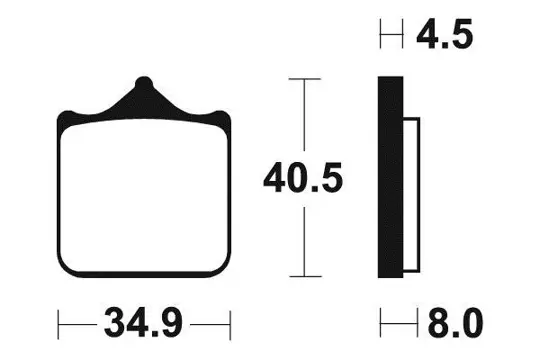 REMBLOKKEN VOOR BMW S 1000 RR 2012 - 2014