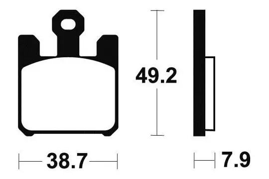 REMBLOKKEN VOOR Suzuki GSX R 1000 2003 - 2004