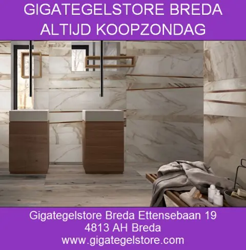 Goedkope tegels. Elke zondag open.