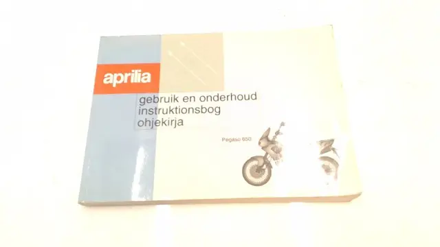 INSTRUCTIEBOEKJE Aprilia Pegaso 1992 - 2005