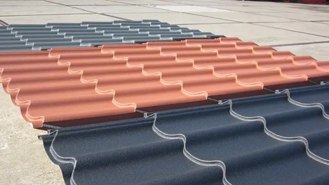 Dakpanplaten matte coating in diverse kleuren