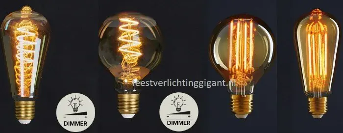 Led filament lampen uit Anna's Collection