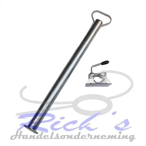 Steunpoot rond 48mm met klem lengte 70cm