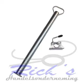 Steunpoot rond 48mm met klem lengte 70cm