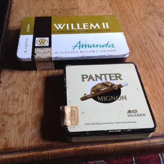 Sigarendoosjes / blikjes - oud
