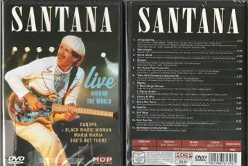 SANTANA LIVE AROUND THE WORLD NIEUWE DVD 9002986613961