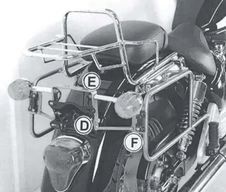 TOPKOFFERDRAGER Triumph Bonneville America 2002 - 2007