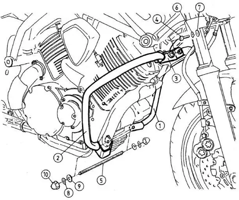VALBEUGEL Yamaha BT 1100 2001 - 2005