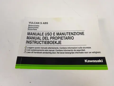 INSTRUCTIEBOEKJE Kawasaki 650 Vulcan S 2015 - 2019