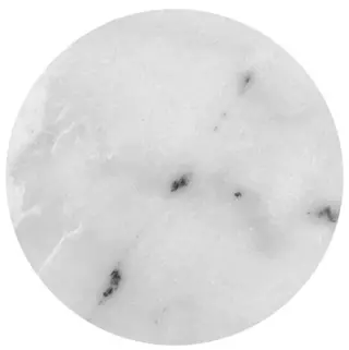 Rond marmer tafelblad 60 cm met bevestigingsplaat