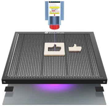 SCULPFUN 400x400mm Laser Cutting Honeycomb Working