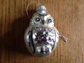 Kerst uil, voor in de kerstboom