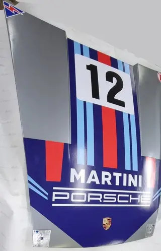 Decoratief object - Porsche 911Martinifront bonnet -