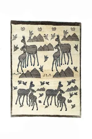 Gabbeh - verzamelaars stuk - 137 cm - 102 cm