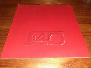 Brochures/catalogi - Brochure Ferrari F40 #479/87 - Ferrari
