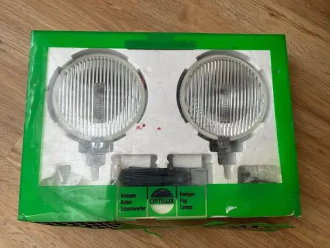 Lamp - Optilux FOG Lights NOS Like NEW Including mounting