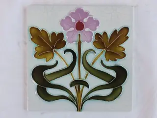 Societé Ceramique Morialmé - Jugenstil Art Nouveau tegel