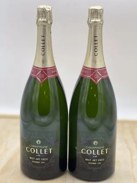 Collet brut "Art Deco" - Champagne 1er Cru - 2 Magnums
