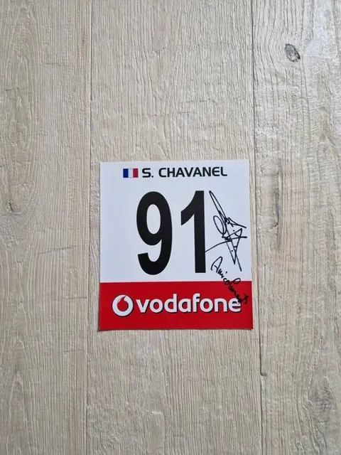 Wielrennen - Sylvain Chavanel - Rugnummer
