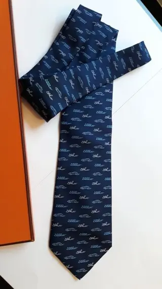 Hermès - Edition spéciale 24h le mans - Stropdas