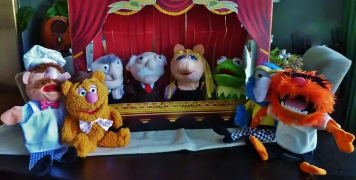 Jim Henson Disney - Muppets Complete Serie van 8 Handpoppen