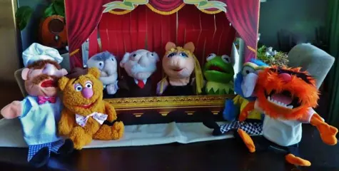 Jim Henson Disney - Muppets Complete Serie van 8 Handpoppen