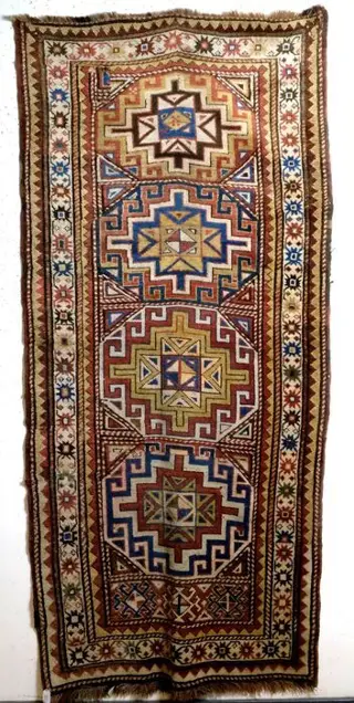 Kazak, Moghan - Tapijt - 250 cm - 112 cm