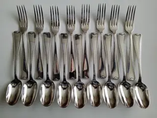 Christofle - Bestek (17) - Art Deco - Verzilverd