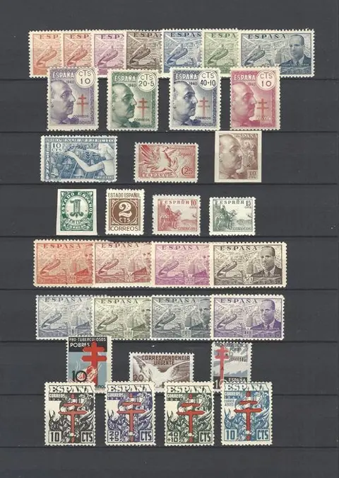 Spanje 1939/1941 - Complete years without the key ones