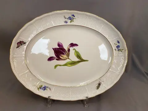 Meissen - 1 ovale kom/bord Meissen (1) - Modern - Porselein