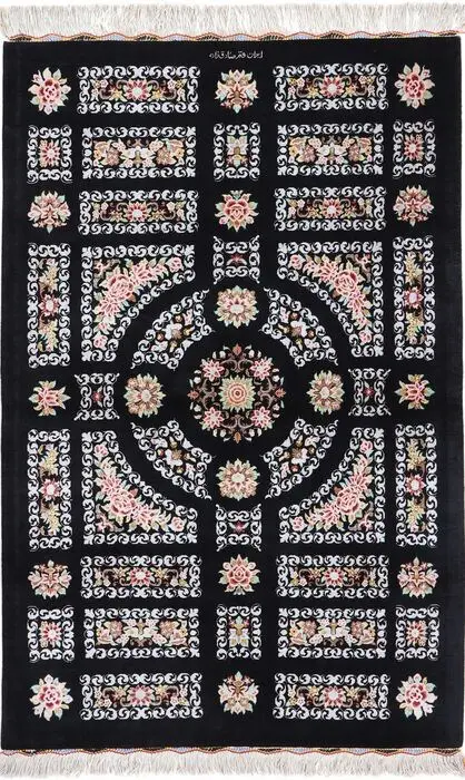 Ghom Seide Signiert - Tapijt - 120 cm - 80 cm