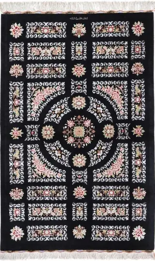 Ghom Seide Signiert - Tapijt - 120 cm - 80 cm