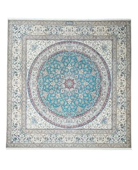 Nain Habibian 6 La - Zeer fijn vloerkleed met veel zijde -