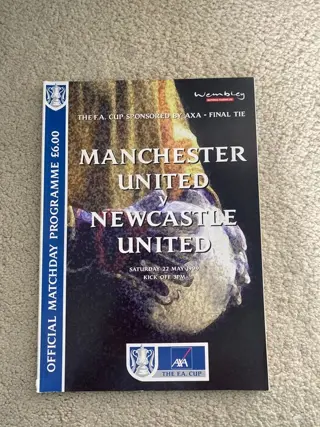 FA Cup Final - 1999 - Betaalbewijs Sportevenement (Stub)