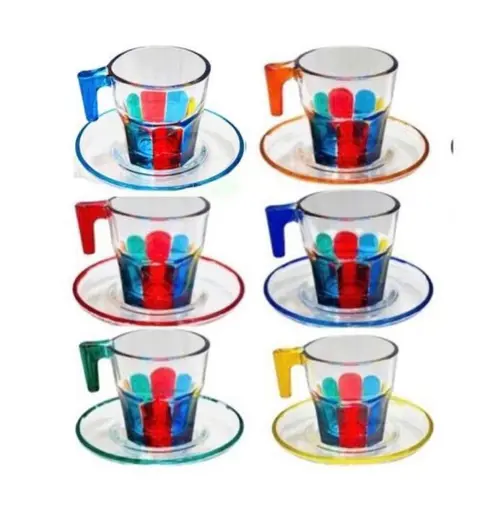 Vetreria Zecchin - Koffiekopjes (6) - Glas