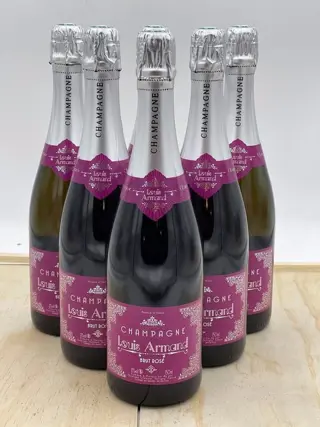 Louis Armand Brut - Champagne Rosé - 6 Flessen (0.75 liter)