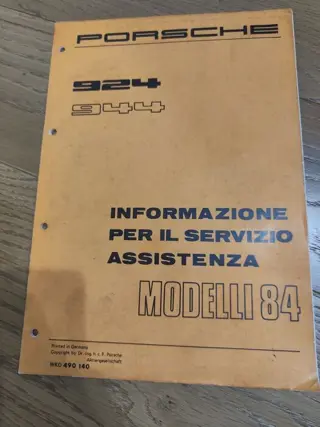 Brochures/catalogi - Porsche 924manuale Cambio automatico -