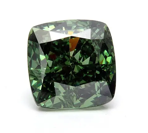 1 pcs Diamant - 1.30 ct - Cushion - Color Enhanced -