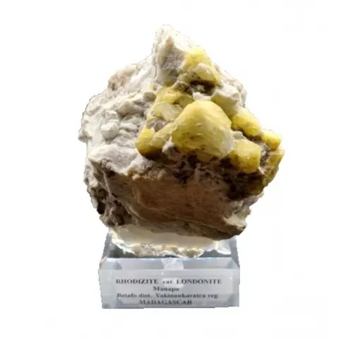 Rhodiziet-londoniet Kristal - 9×8×8 cm - 1.3 kg - (1)