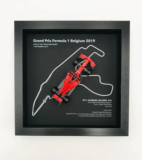 Decoratief object - FRAMEDWHEELS - GP F1 Belgium 2019