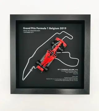 Decoratief object - FRAMEDWHEELS - GP F1 Belgium 2019