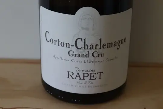 2019 Corton Charlemagne Grand Cru - Domaine Rapet -