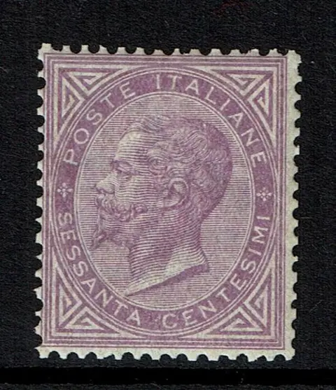 Koninkrijk Italië 1863 - 60 cents, De La Rue London, MNH - Sassone L 21